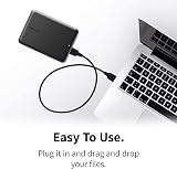 Toshiba Canvio Partner 2TB Portable External Hard Drive USB 3.2 Mac Windows view 3