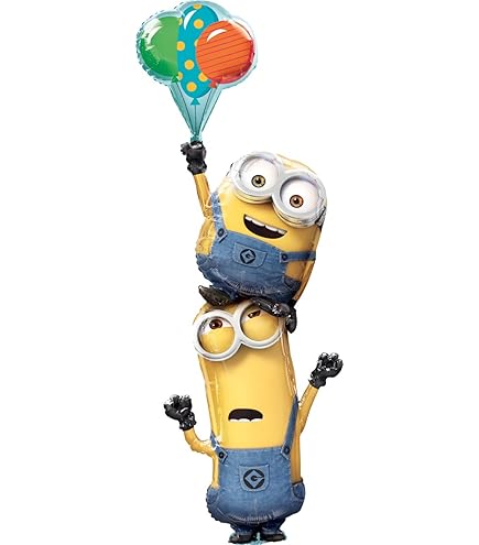Minion Folienballons – 2 Stück, 75 Cm, Dave & Stuart Für Die Perfekte Kinderparty