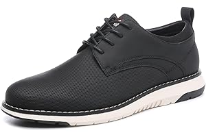 DECARSDZ Mens Dress Shoes Casual Oxford Shoes Business Formal Derby Sneakers Walking Shoe