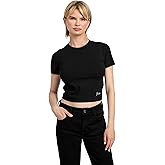 Guess Womens Eco Short Sleeve Basic Mini Logo Tee