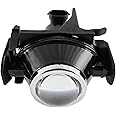 LAFORMO Clear Lens Fog Light Left or Right Plastic Lens With Bulb Compatible With 2006-2019 Fo-rd Fusion, Replacement for 6E5Z15200A…