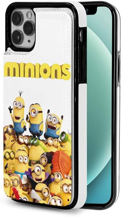 Amazon Fawgawv ミニオン スマホケース 機能的 Iphoneケース カバー 保護ケース 背面手帳型ケース Iphone12 家電 カメラ オンライン通販