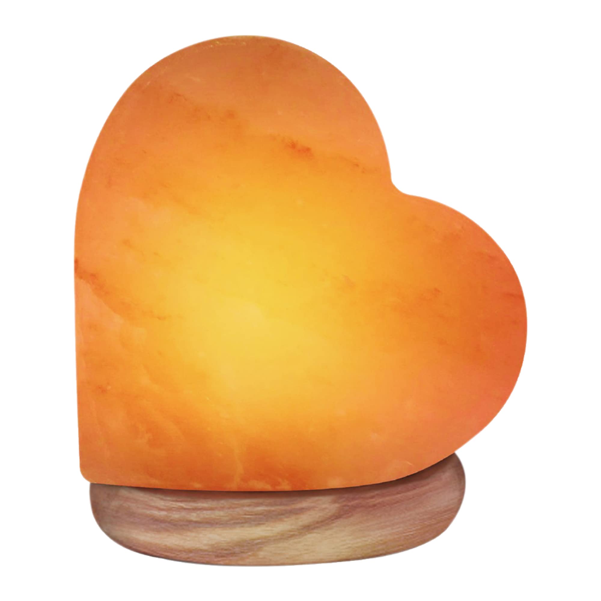 Photo 1 of Himalayan Glow 944AC USB Heart Salt Lamp, Multicolor Night light, Best Home Decor by WBM