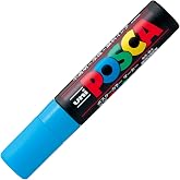 uni Uni Posca Extra Bold Marker, Sky Blue (PC17K.8)