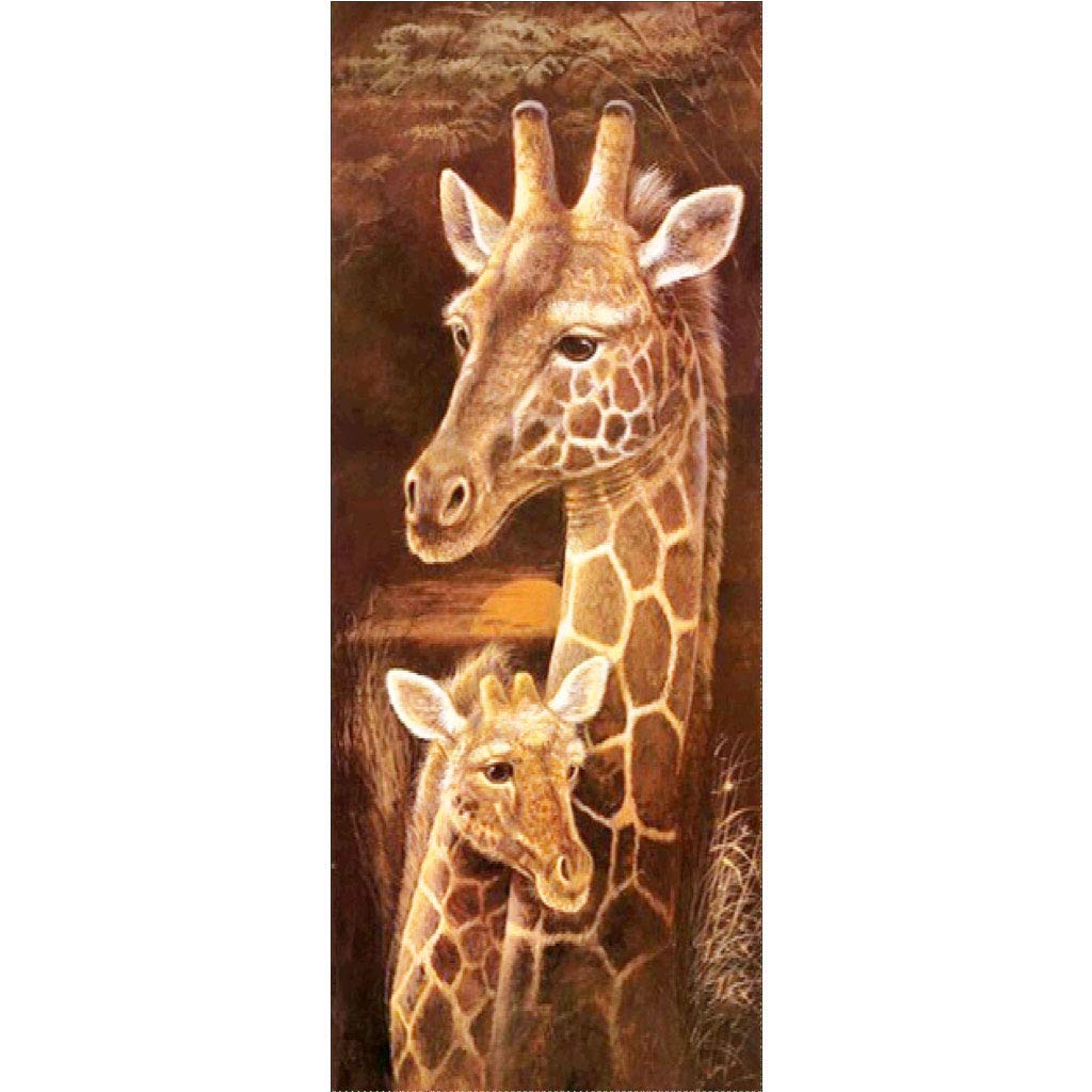 ParNarZar 5D Diamond Painting Kits 15.7x41" Giraffes Big XLL Full Drill DIY 5D Diamond Rhinestone Crystal Painting Cross Stitch Kit Wall Art Decor Diamond Embroidery Painting by Number Kits