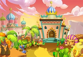 Amazon Com Lfeey 10x8ft Cartoon Fairyland Backdrop For Photos