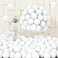 KYGNE White Balloons, 100 Packs 5 Inch Matte White Balloons, White Wedding Balloons, Small White Latex Balloons for Wedding Bridal Birthday Baby Shower Graduation Anniversary Party Decoration