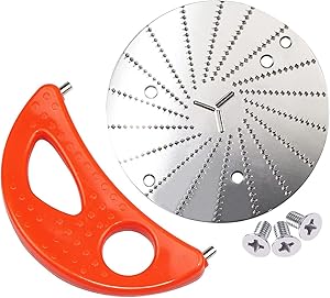 Orange Crescent Tool With Replacement Blade Compatible with Jack Lalanne Power Juicer Replacement Accessories
