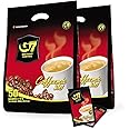 Trung Nguyen — G7 3 in 1 Instant Coffee — Roasted Ground Coffee Blend w/Non-dairy Creamer and Sugar — Strong and Bold — Instant Vietnamese Coffee | 50 Packets (2 Bags in a Pack)