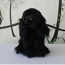 black cocker spaniel teddy bear
