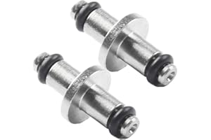 2pcs Scubas Diving Swivels Spools Stainless Steel High Pressures Connectors for Scubas Gear Replacement Swivels Spools
