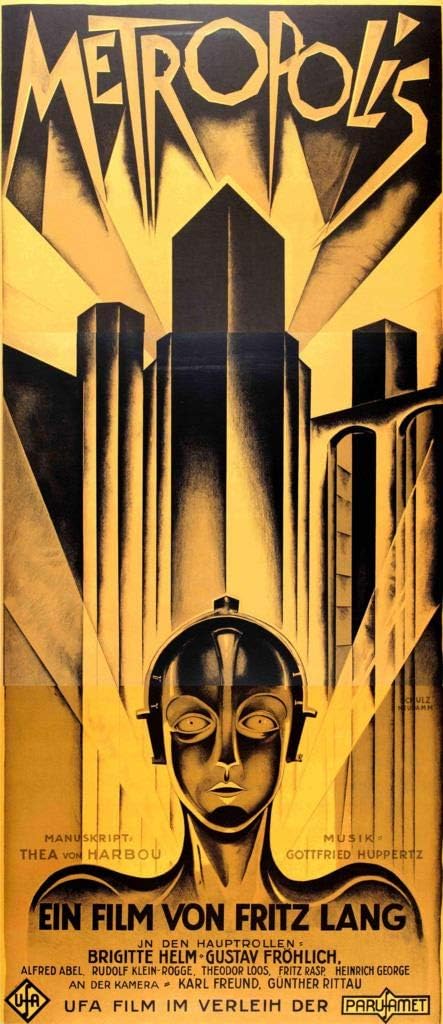 Titre De Film Avec Une Couleur Fabulous Poster Affiche Affiche de Film/Metropolis/de Fritz Lang
