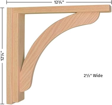 Corbel For Countertops And Shelves Oak Concave 12 Shelving