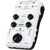JOYO Portable Audio Mixer Rechargeable USB Audio Interface with 48V Phantom Power, Stereo Output for Live Streaming, Guitar &amp; Vocals on iPad/Phone (MOMIX PRO)