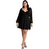 City Chic Women's Plus Size Dress - Flirty Flounce