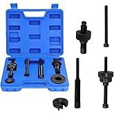 JEUCLEL Power Steering Pulley Puller Remove Install Tool Kit for Ford GM VW | Replace Vehicle Steering Pump, Vacuum Pump Pulleys, Engine Power Steering, Installation Remover Disconnect Tool, Screw Set