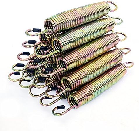 SkyBound Premium Zinc-Plated Trampoline Springs - Pack of 15