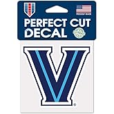 NCAA Villanova Wildcats 4x4 Perfect Cut Color Decal, Team Colors, One Size