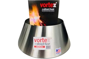 VORTEX (IN)DIRECT HEAT VORTEX (IN) DIRECT HEAT for Charcoal Grills, Medium Size - for Weber Kettle 22 26.75 WSM Smokey Mountain XL Kamado XL Big Green Egg