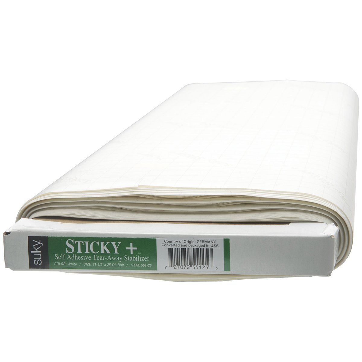 Sulky Sticky Self-Adhesive Tear-Away Stabilizer-22.5-inch x 25yd, Other, Multicoloured