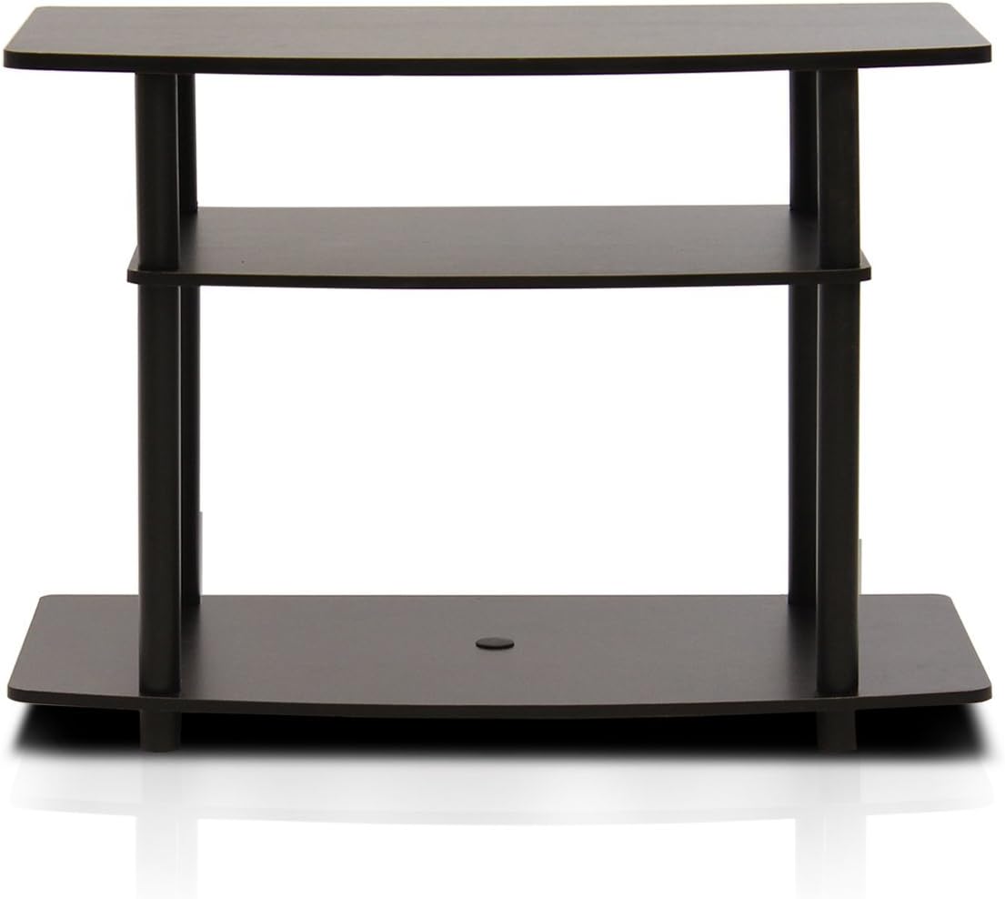 Furinno TURN-N-TUBE TV Stand, 3-Tier No Tools Entertainment Center, TV Console for TV up to 32 Inch, for Living Room Bedroom