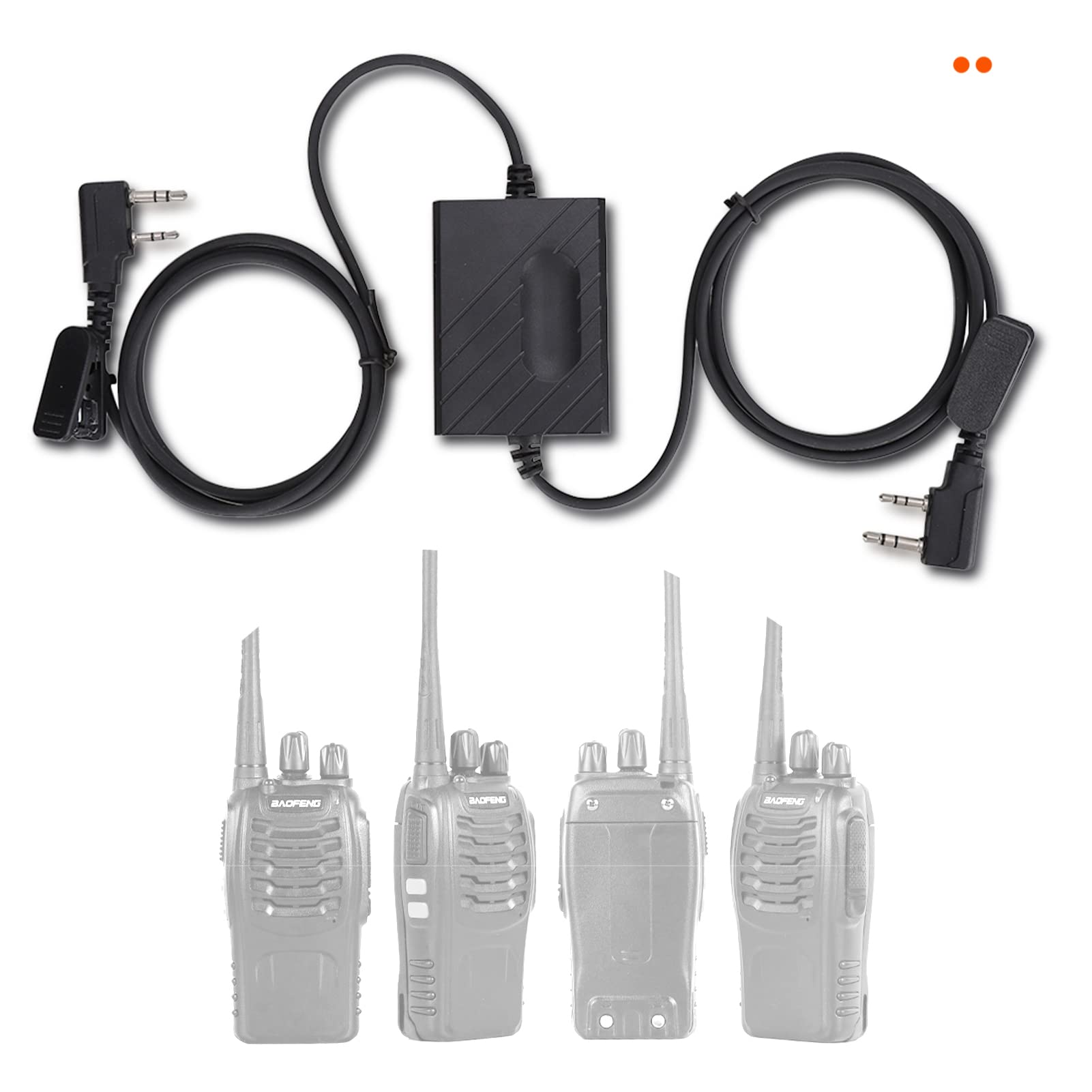 K-head Walkie Talkie Relay Box Two-way Radio Repeater BoxTwo Way Radio Repeater Box for UV-5R DM-5R GT-3TP Radio-Audio Trigger Mode