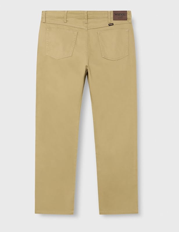 - Jeans masculinos - Corte normal - Conforto máximo - Militar Caqui