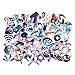 Galaxy Stickers Pack 103pcs Vinyl Assorted Stickers Variety for Adults Teens Girls Boys Water Bottle Skateboard Laptop Motorcycle Bicycle Luggage Harajuku Constellation Animal Decals