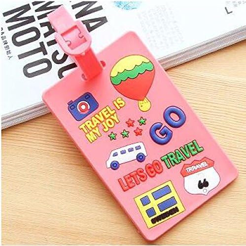 Travel Accessories Creative Luggage Tag Animal Cartoon Silica Gel Suitcase ID Addres Holder Baggage Boarding Tags Portable Label (Type-29)