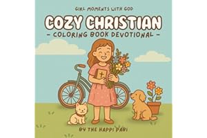 Cozy Christian: Coloring Book Devotional - Girl Moments with God