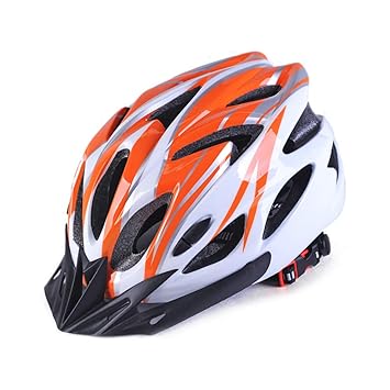 LEBEE Leichter Fahrradhelm Für Fahrradfahrer - Erwachsener Fahrradhelm Herren/Damen Helme,Orange