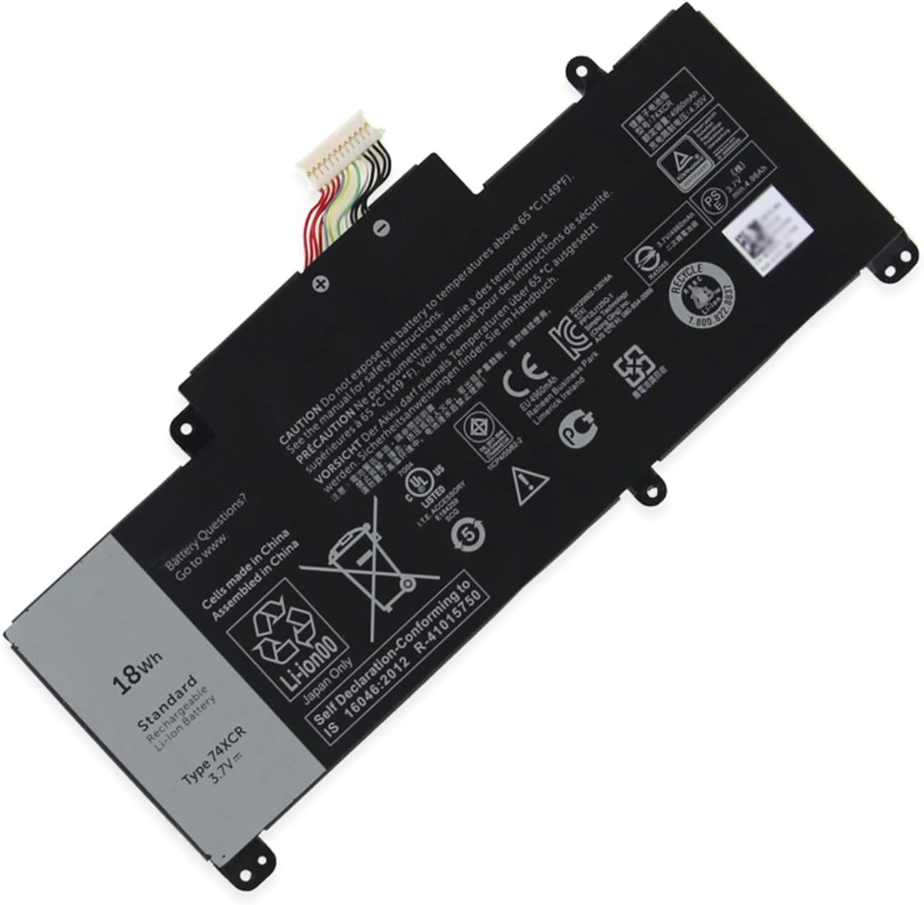 ASKC MB04XL Laptop Battery for HP Envy X360 15-AQ000 M6-AQ000 m6-aq103dx m6-aq105dx m6-aq005dx m6-aq003dx m6-aq103dx 15-aq173cl 15-aq273cl 15-aq165nr 15-aq267cl 15-aq293ms 15.4V 55.67Wh - Image 4