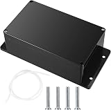 qiwuhai Outdoor Waterproof Junction Box IP65 200x120x75mm ABS Black