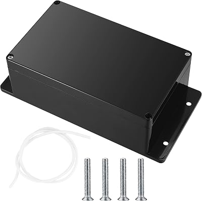 qiwuhai Outdoor Waterproof Junction Box IP65 200x120x75mm ABS Black