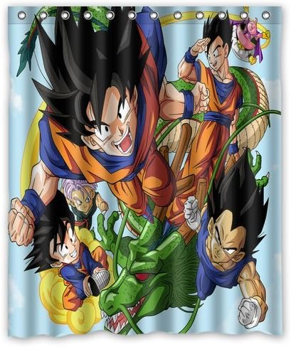 ScottShop Custom Best Dragon Ball Shower Curtain Decoration Waterproof Polyester Fabric Bathroom Shower Curtains 60 "x 72" Inch