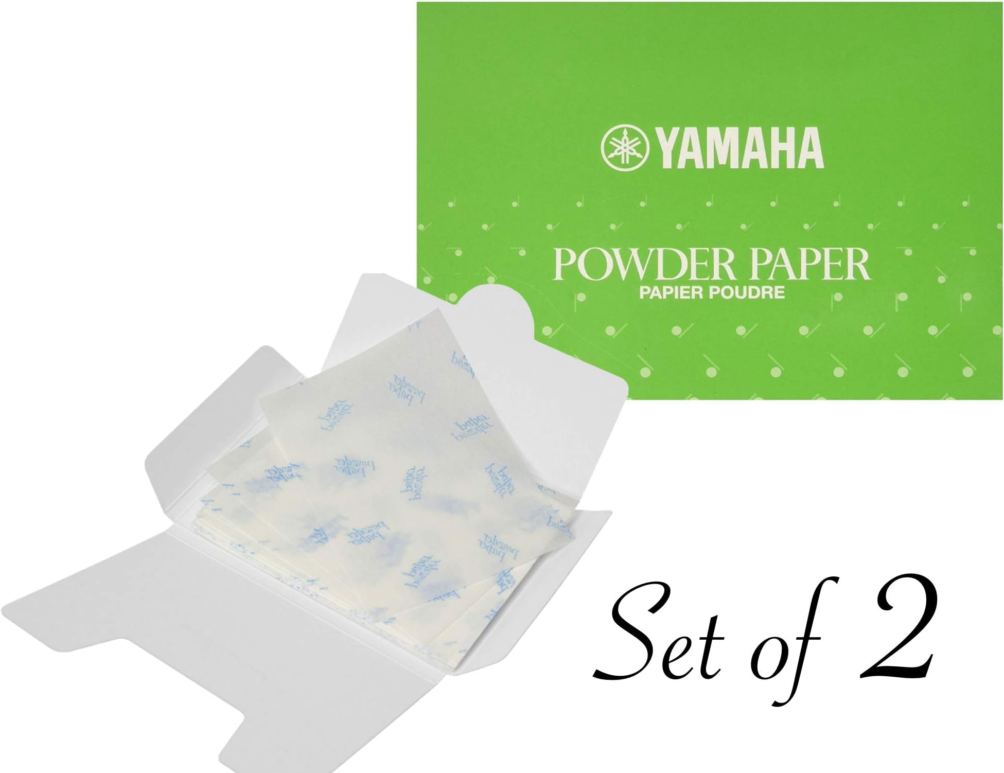 YAMAHA Powder Paper for Wind, Wood Wind Musical Instruments set of 2