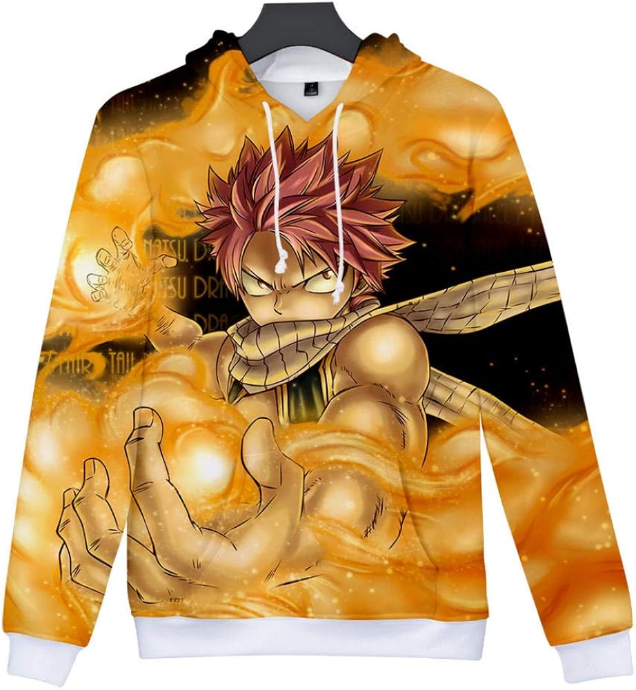 Women's Hoodies Fairy Tail Pullover Sweatshirts Unisex Jumper Amazon