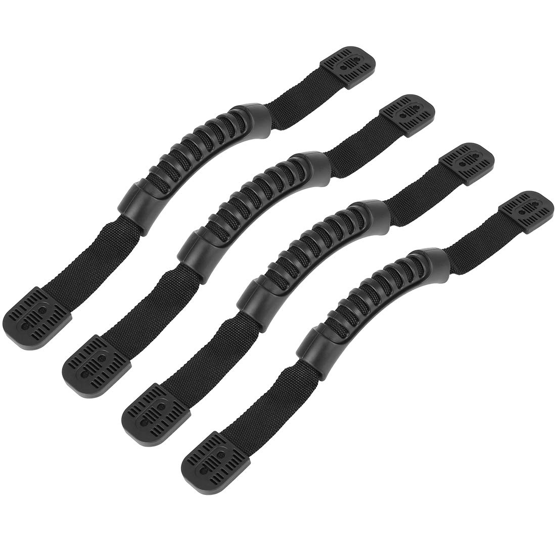 X AUTOHAUX 4pcs Kayak Carry Handle with Double Hole Round Base for Boat Canoe