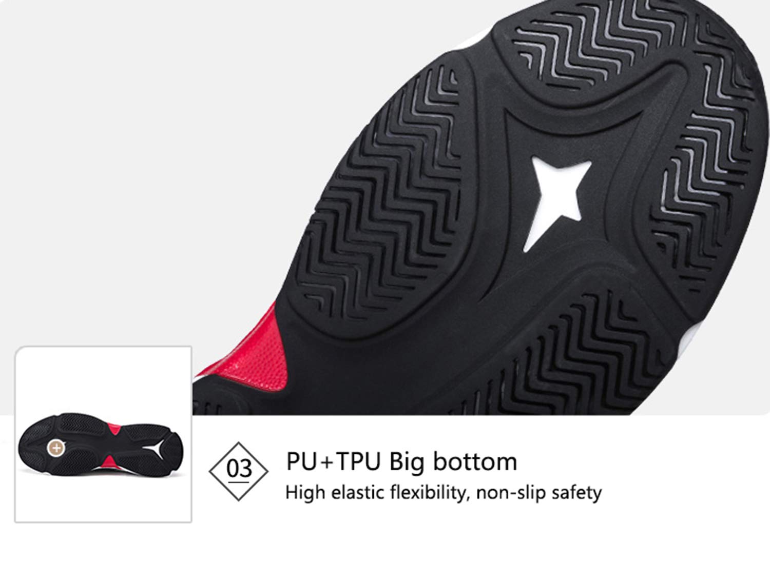 Men\'s Lightweight Breathable Running Casual Fashion Sports Shockproof Athletic Sneakers Gym Walking Shoes