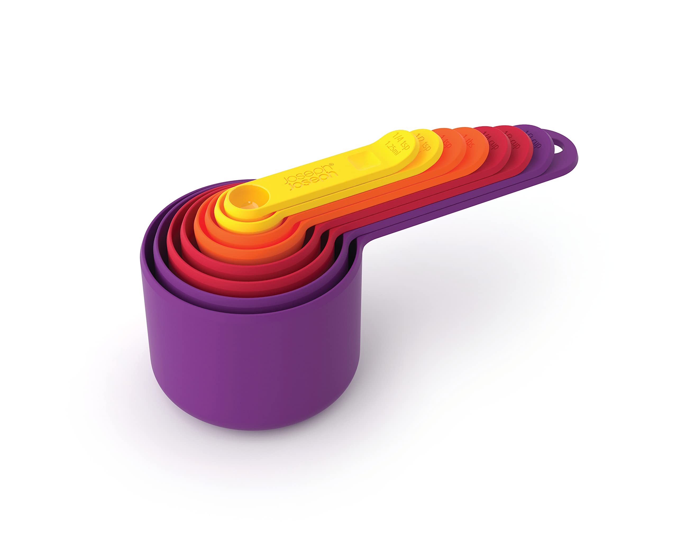 Joseph Joseph Nest Measuring Cup Set, Multicolour, 24, 8-Piece