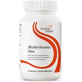 Seeking Health Multivitamin One, Includes Zinc, 45 Capsules | Supports Methylation and Healthy Aging, Contains Zinc, Vitamin B12, and Vitamin A, Magnesium-Free Formula*