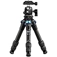 SIRUI Carbon Fiber Travel Tripod with 360° B-00K Arca-Swiss Ballhead, Mini Desktop Tripod for Mirrorless Cameras, Folded Heig