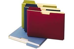 Pendaflex Globe-Weis/Pendaflex File Folder Pockets, 150 Sheet Capacity, Letter Size, Double Top, 1/3 Cut Tabs, Assorted Colors, 10 Pack (FP153L10 ASST)