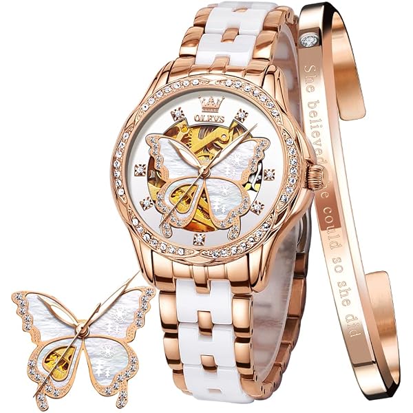 Amazon.com: OLEVS Automatic Womens Watches Mechanical  display picture 2