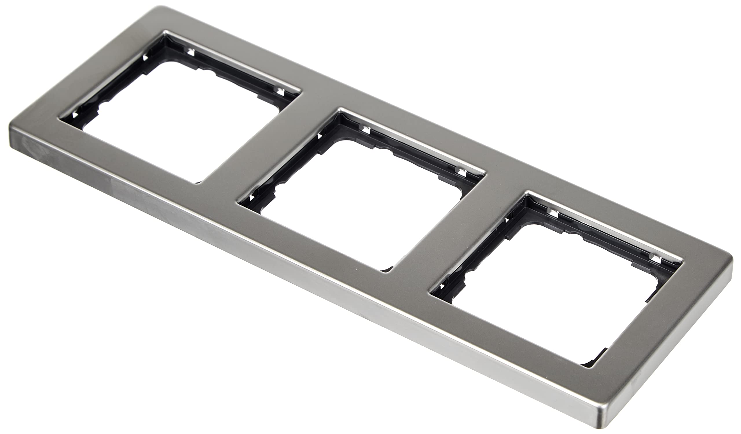 '021333 E2 Triple Cover Frame Stainless Steel