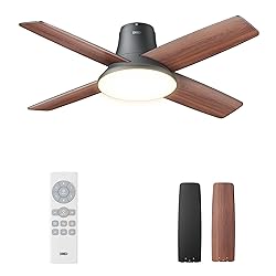 Dreo Ceiling Fans with Lights and Remote, 44 inch