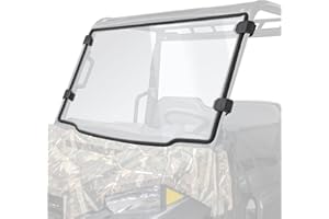 KEMIMOTO Front Windshield Compatible with Ranger Midsize 570 500 SP/Crew 2016-2025, Scratch Resistant PC UTV Windshield Compatible with 2015-2021 Ranger ETX EV Accessories Parts (Not Fit FullSize)