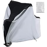 Bike Cover Waterproof Outdoor Bicycle Cover with Lock Hole for 1 Mountain Road Bikes
