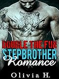 Stepbrother Romance: Double the Fun (BBW MMF Menage Short Story) (New Adult Contemporary Romance Short Stories Threesomes)