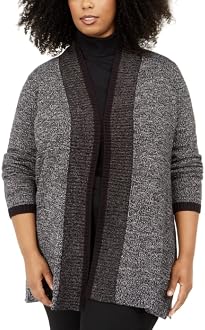 Karen Scott Womens Plus Knit Long 